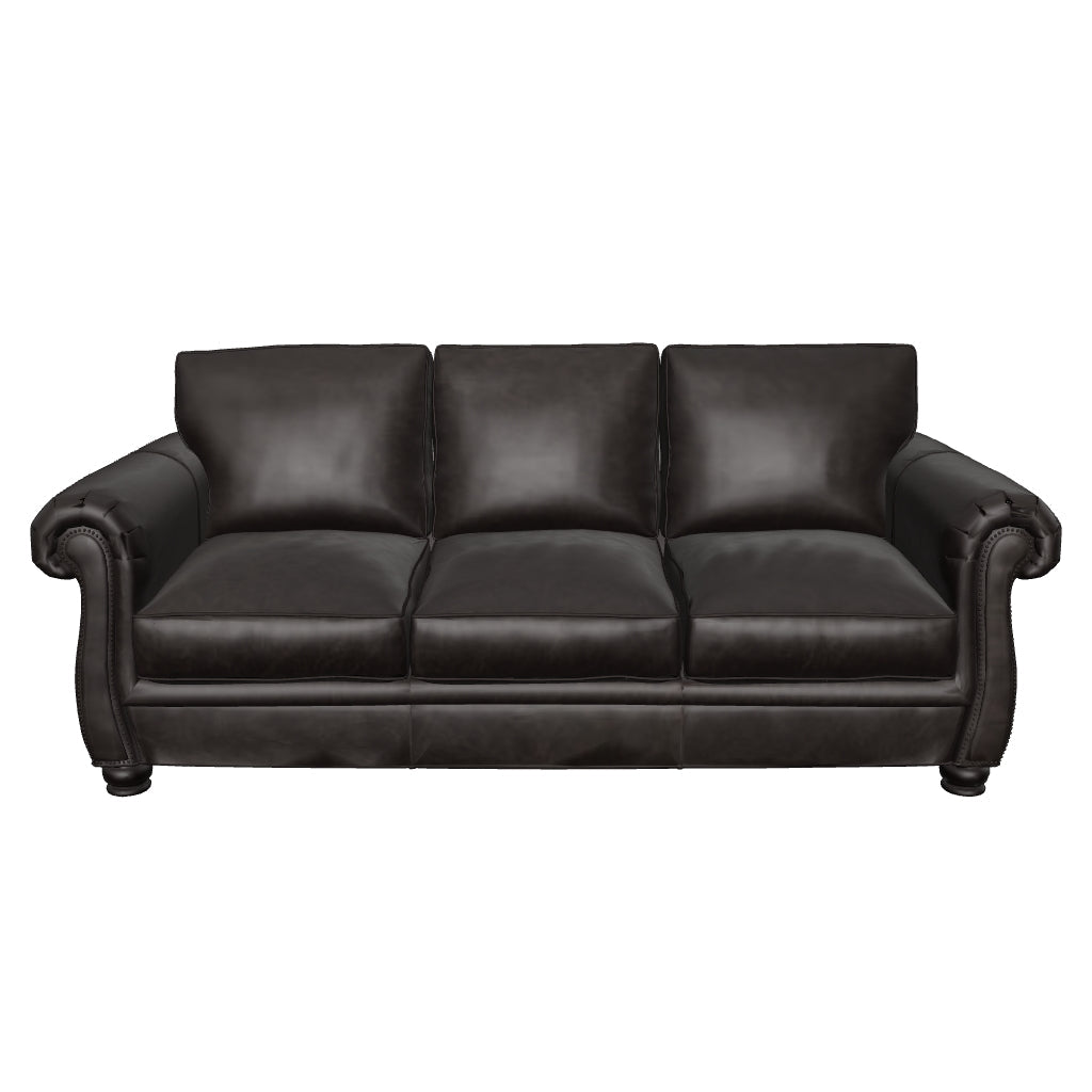Lansing Leather Recliner Sofa — interactive 3D model
